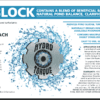 Pond Gut Block poster in blue color